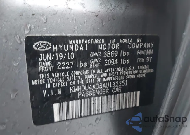 KMHDU4AD8AU132251: 43984352