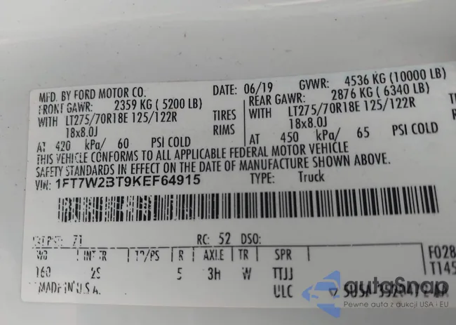 1FT7W2BT9KEF64915: 43984362