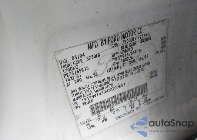 1FTPW14504KD09681: 43984376