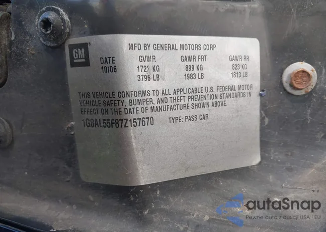 1G8AL55F87Z157670: 43984408
