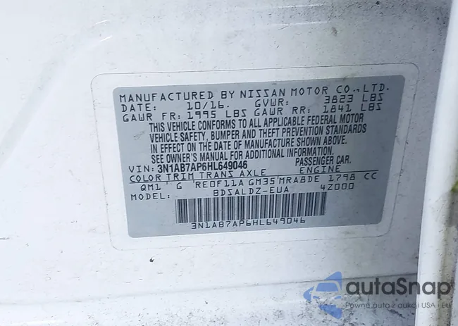 3N1AB7AP6HL649046: 43984445