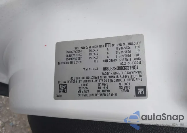 1GNLC2E08DR286990: 43984513