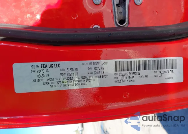 2C3CDXGJ8KH552826: 43984517