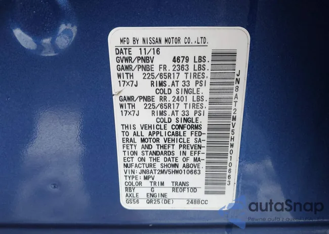 JN8AT2MV5HW010663: 43985805