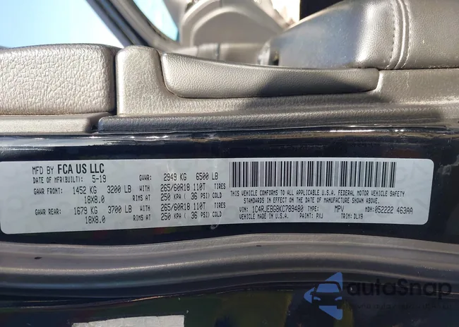 1C4RJEBG8KC789480: 43985913