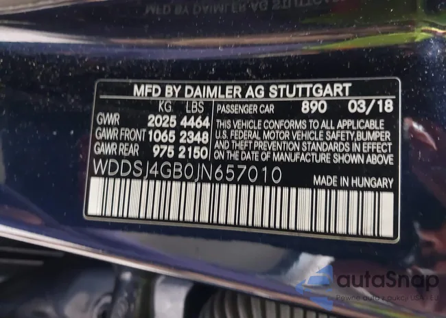 WDDSJ4GB0JN657010: 43985917