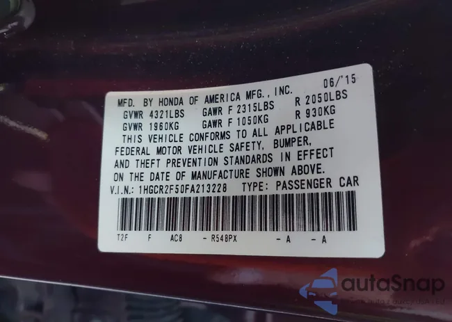 1HGCR2F50FA213228: 43985961