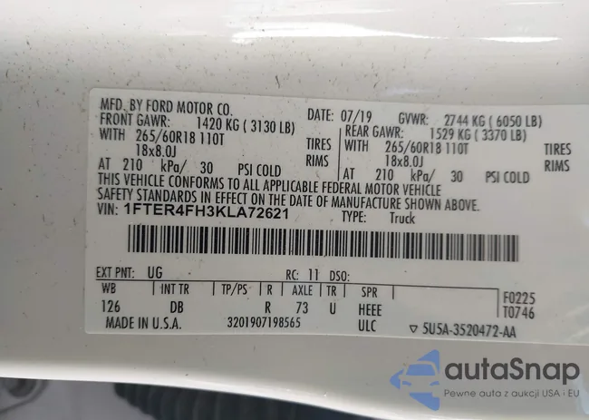 1FTER4FH3KLA72621: 43986092