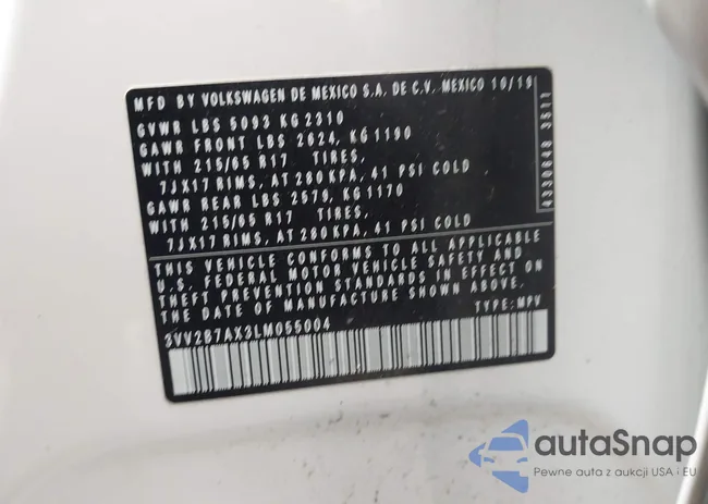 3VV2B7AX3LM055004: 43986217