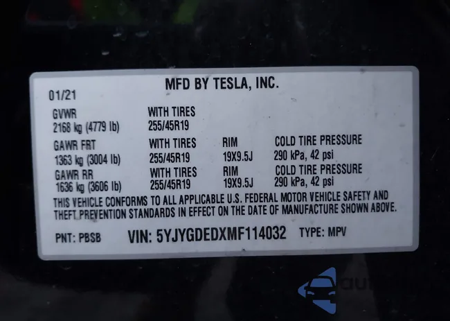 5YJYGDEDXMF114032: 43986233