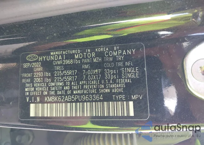 KM8K62AB5PU963364: 43985294