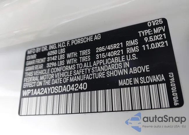 WP1AA2AY0SDA04240: 43985533