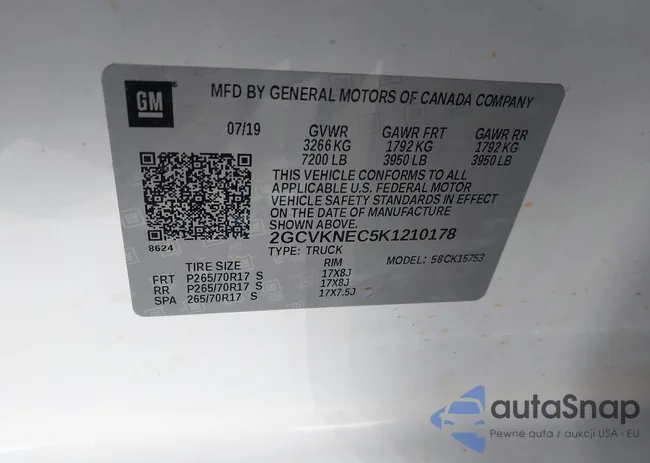 2GCVKNEC5K1210178: 43985579