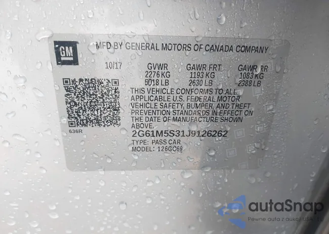 2G61M5S31J9126262: 43985634