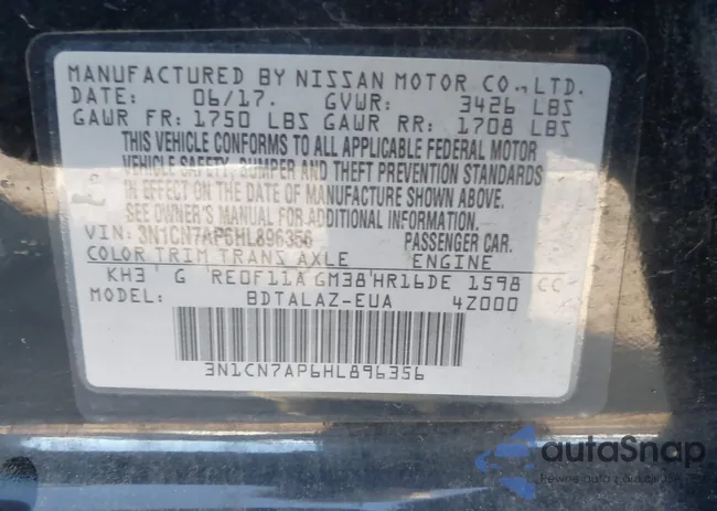 3N1CN7AP6HL896356: 43986744