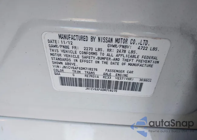 JN1CV6AP4DM718276: 43986816