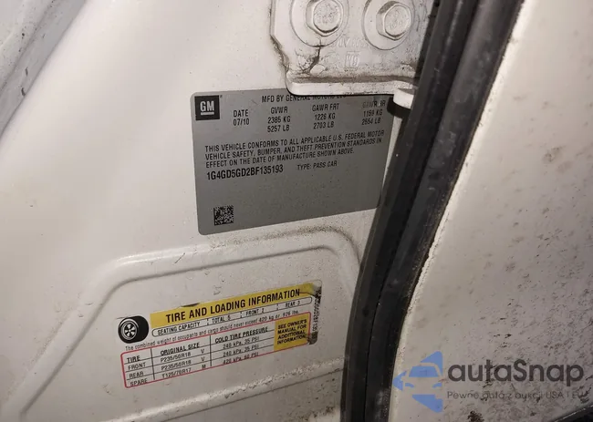 1G4GD5GD2BF135193: 43986912