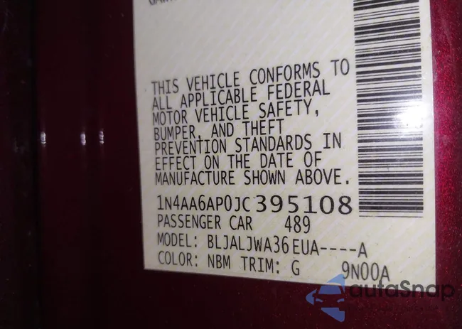 1N4AA6AP0JC395108: 43986953