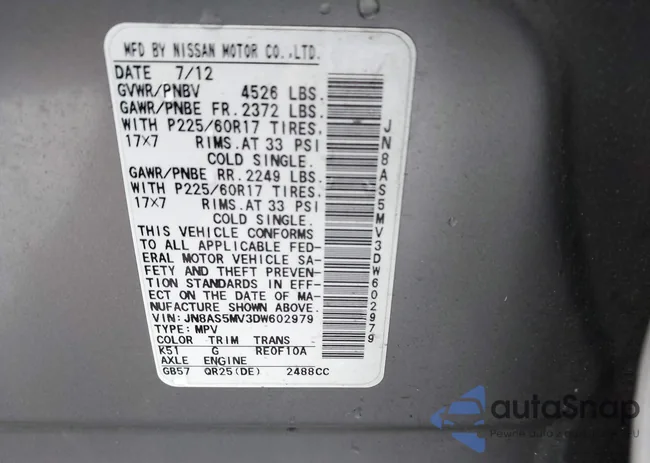 JN8AS5MV3DW602979: 43986997