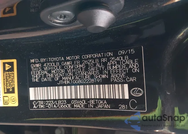 JTHBK1GG8G2228191: 43987019