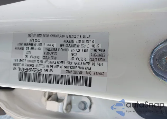 3MVDMBBM5PM535350: 43987067