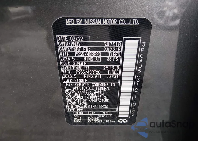 3PCAJ5J31NF110930: 43987194