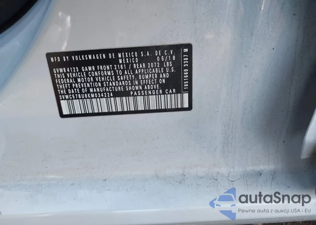 3VWC57BU8KM034224: 43986302