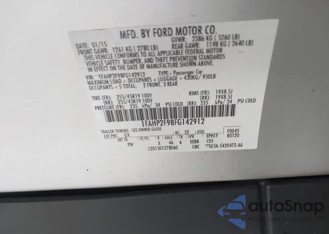 1FAHP2F98FG142912: 43986303