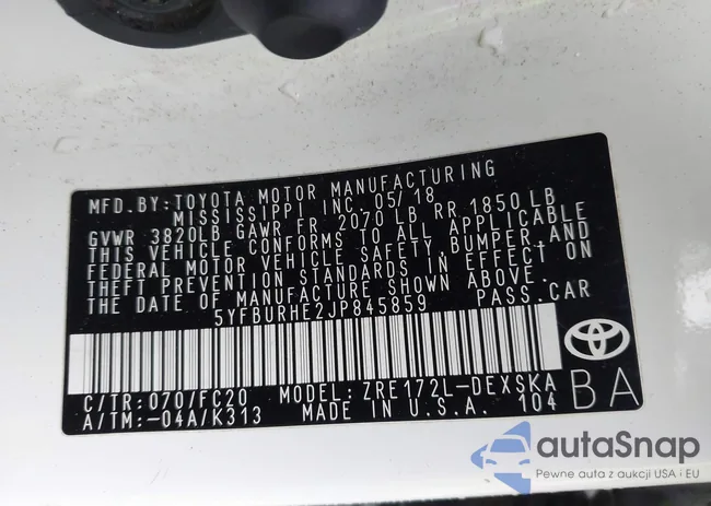 5YFBURHE2JP845859: 43986596