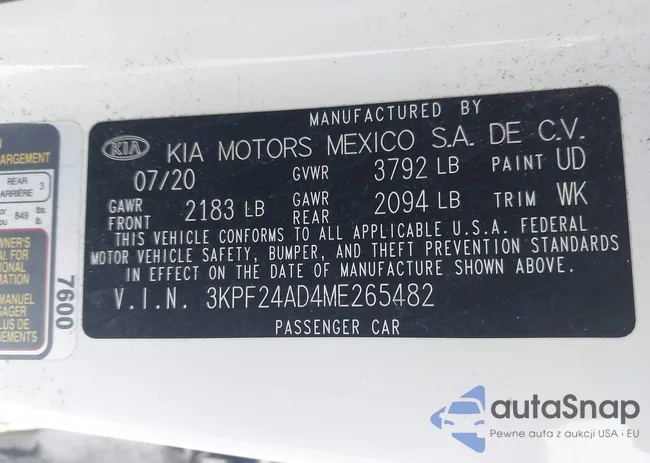 3KPF24AD4ME265482: 43986605