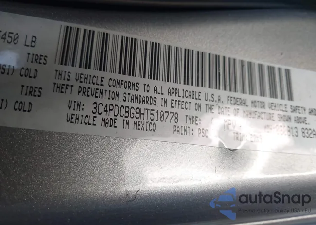 3C4PDCBG9HT510778: 43987750