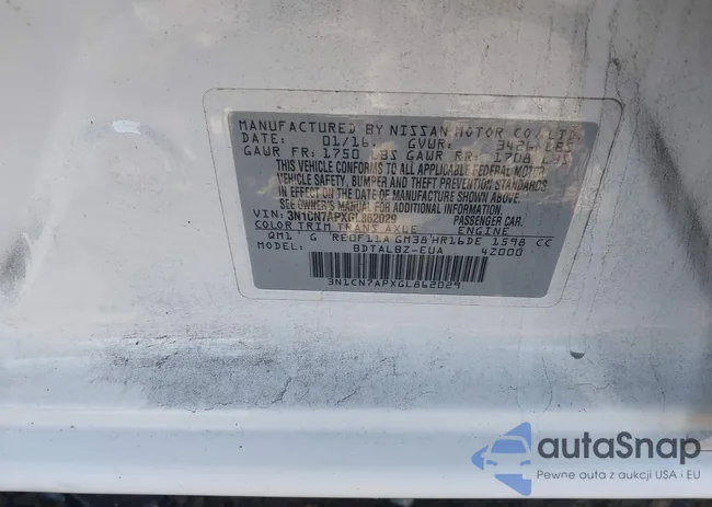 3N1CN7APXGL86202: 43987945