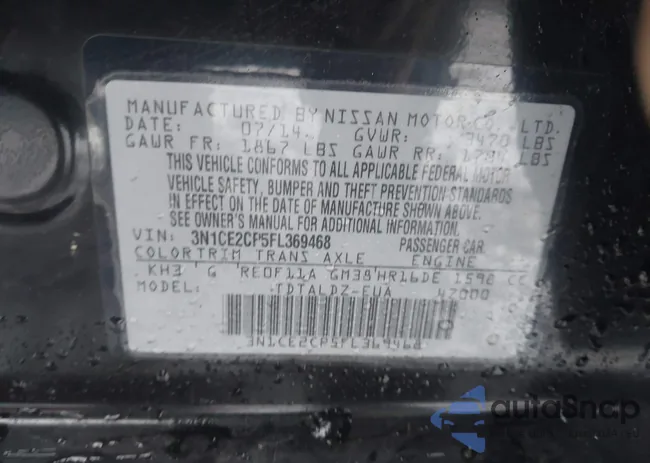 3N1CE2CP5FL369468: 43987969