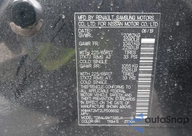 KNMAT2MT2LP506632: 43988038