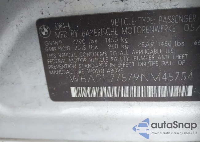 WBAPH77579NM45754: 43988121