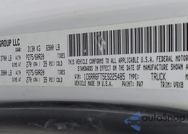 1C6RR6FT5ES225485: 43987363