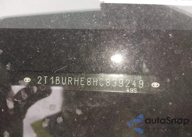 2T1BURHE8HC839249: 43987584