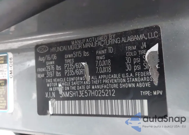 5NMSH13E57H025212: 43987591