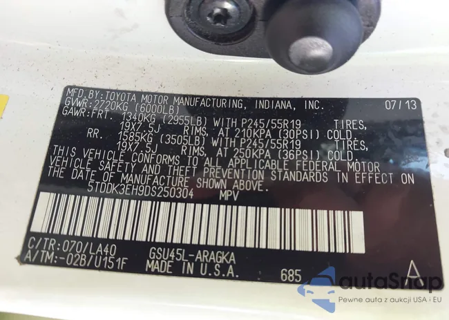 5TDDK3EH9DS250304: 43988752