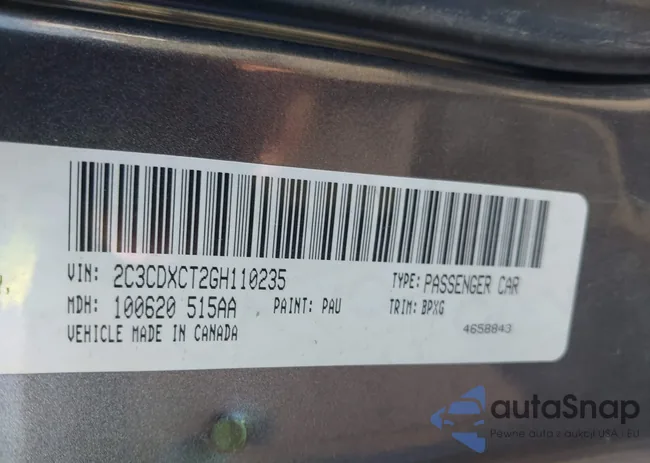 2C3CDXCT2GH110235: 43988871