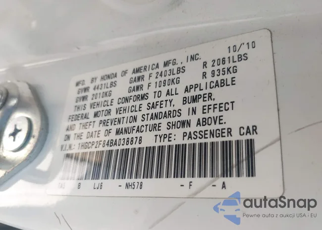 1HGCP2F84BA038878: 43989063