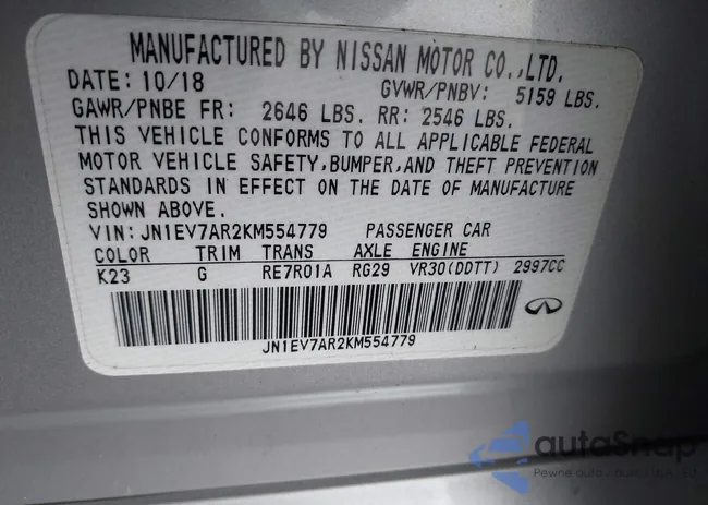 JN1EV7AR2KM554779: 43989181