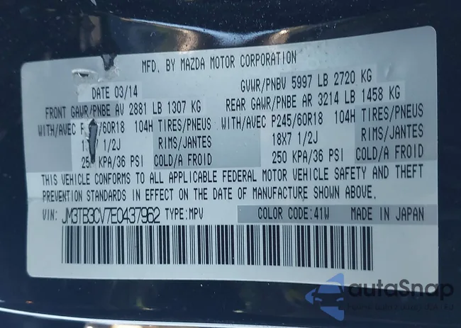 JM3TB3CV7E0437962: 43988444