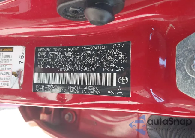 JTDKB20U777684483: 43989723