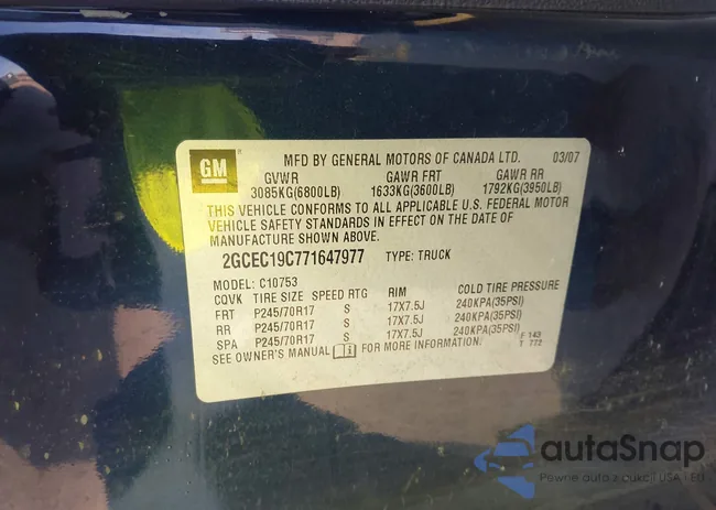 2GCEC19C771647977: 43989946