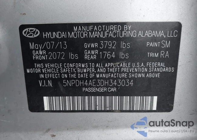 5NPDH4AE3DH343034: 43989986