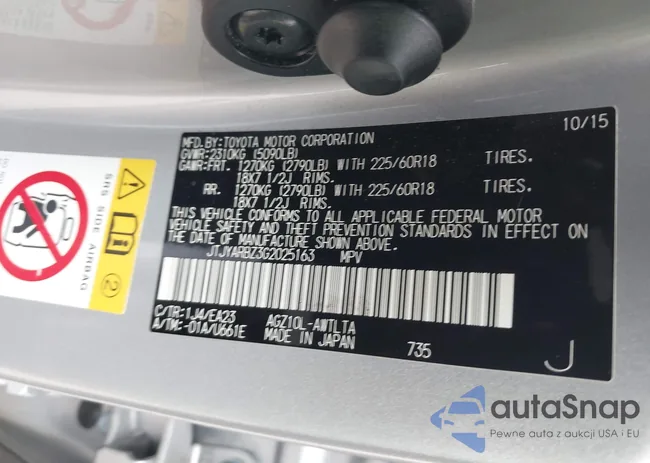 JTJYARBZ3G2025163: 43989989