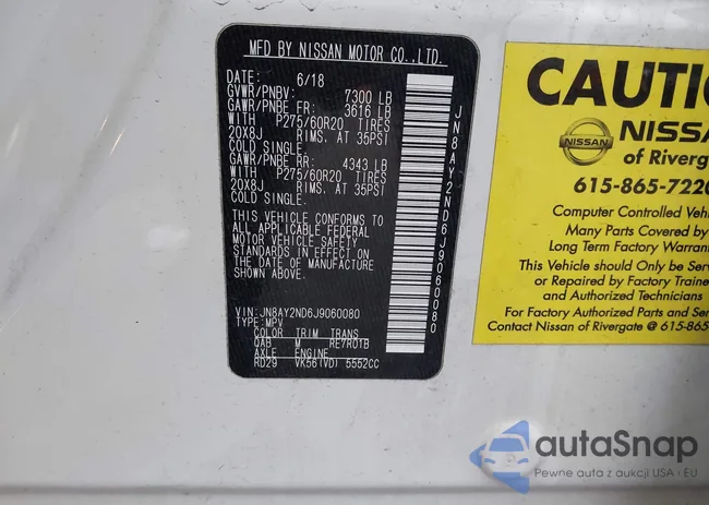 JN8AY2ND6J9060080: 43990119