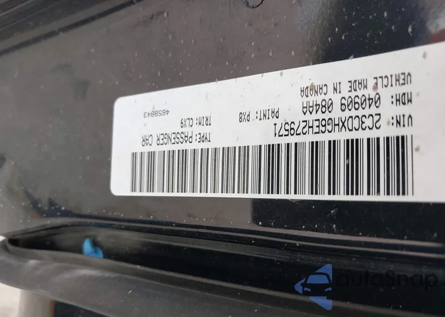 2C3CDXHG6EH279571: 43990121