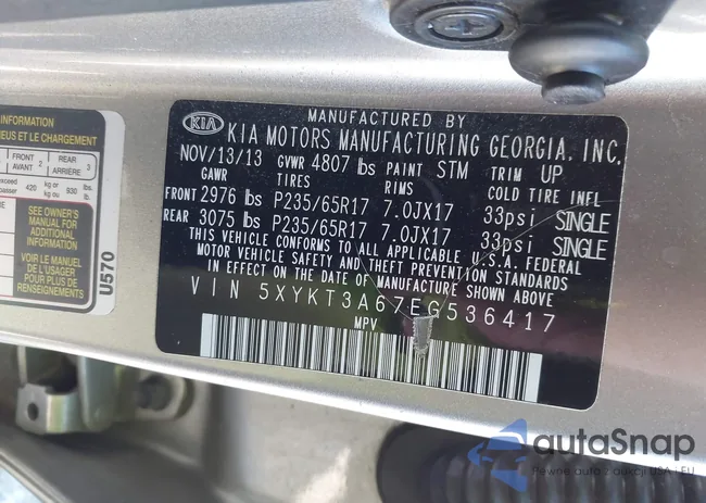 5XYKT3A67EG536417: 43989297